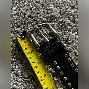 Guess black leather women’s belt